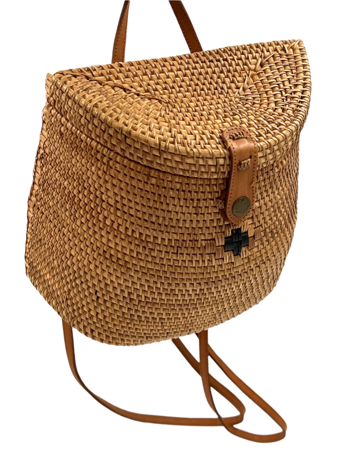 Hand Woven Ada Grass Basket Backpack