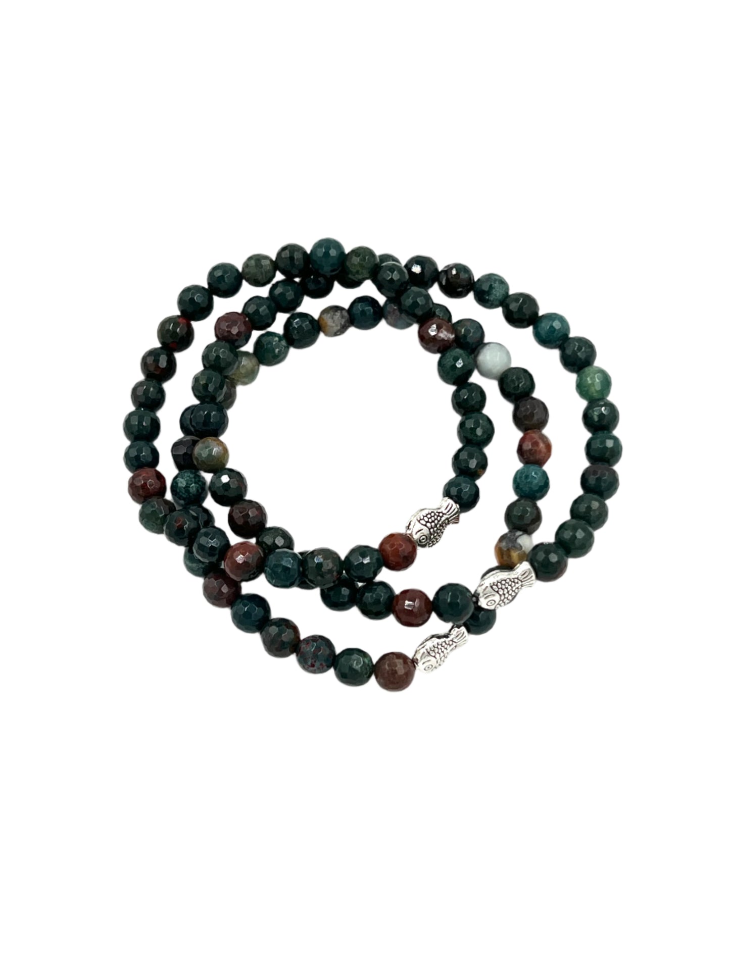 Bloodstone Beaded Bracelets