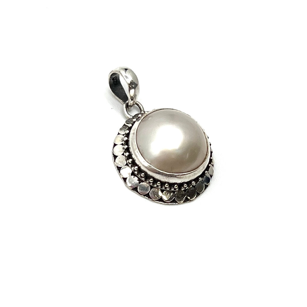 Sterling Silver Pearl Pendants