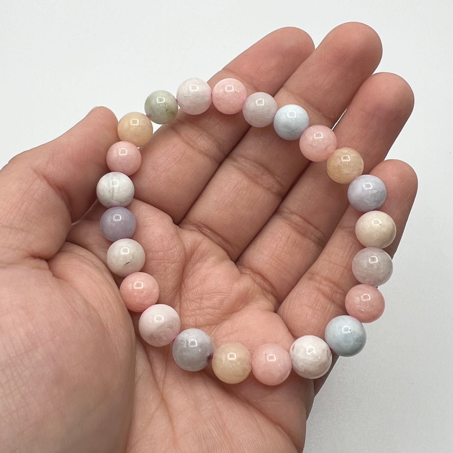 Morganite Stretchy Bracelets