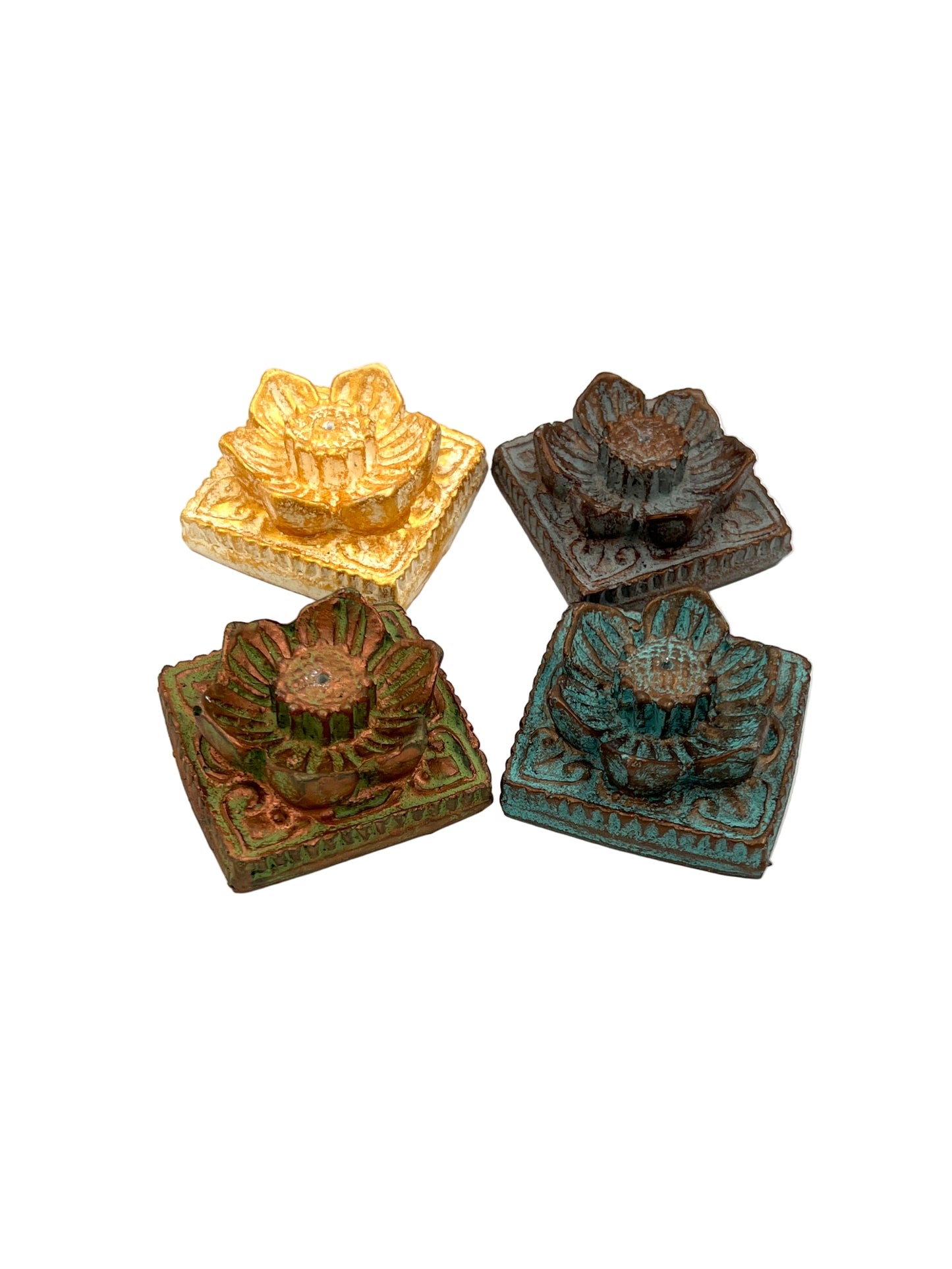 Resin Lotus Incense Burner