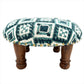 Block Print Foot Stool | Round