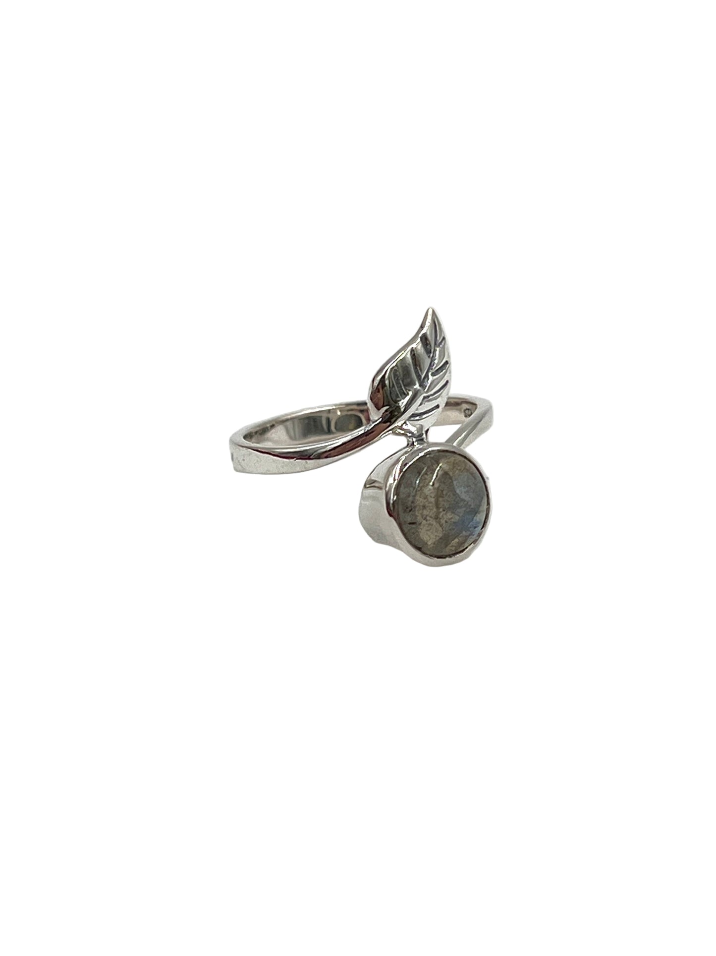 Leaf Labradorite Ring