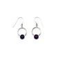 Cicle Gemstone Earrings