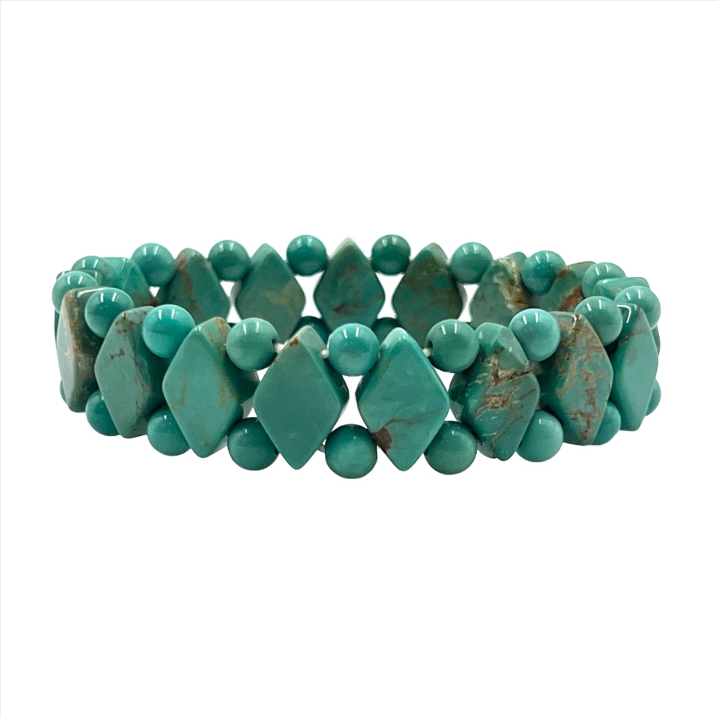 Geometric Turquoise Bracelets