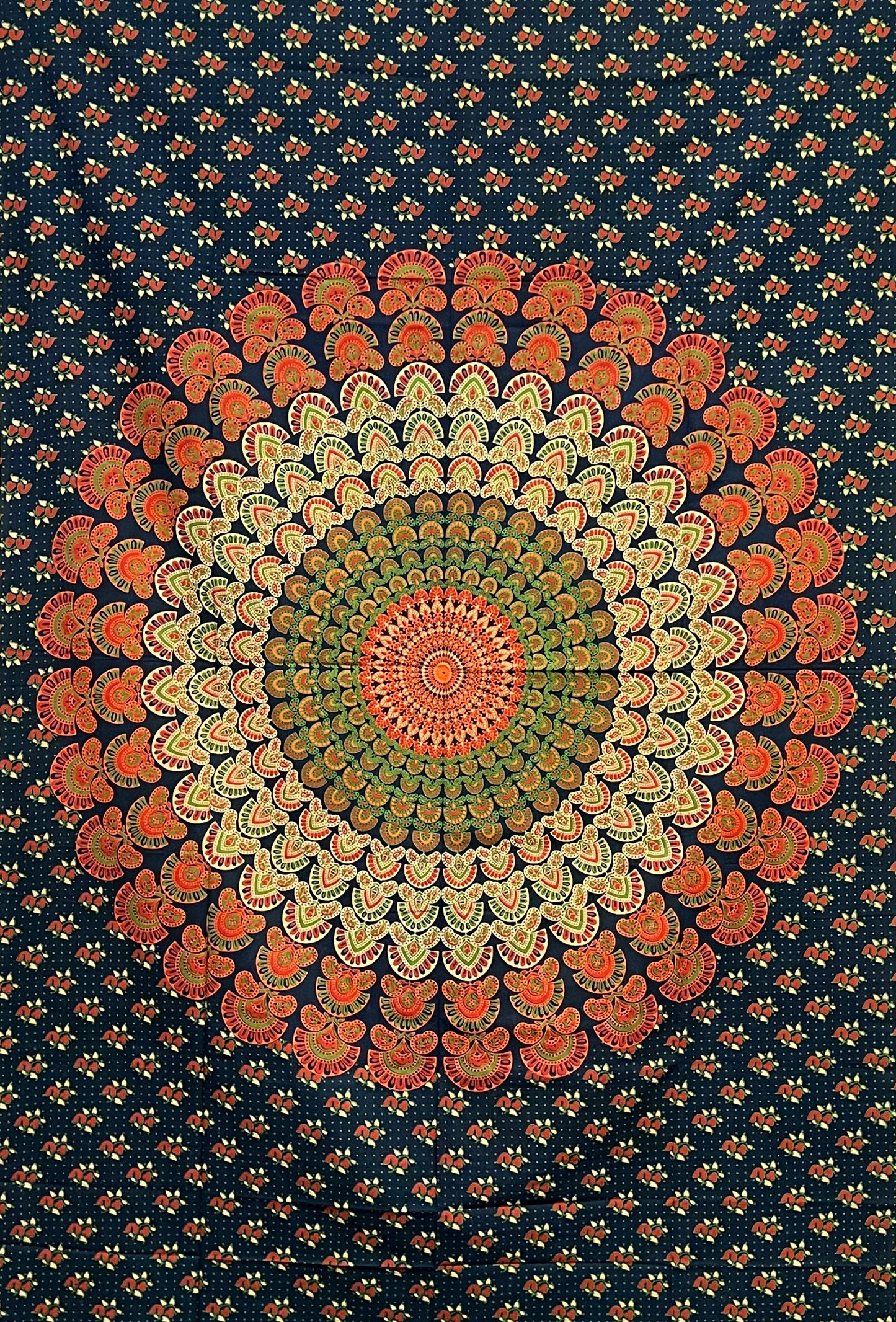 Scale Flower Mandala Tapestries
