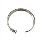 Sterling Silver Hilltribe Flat End Cuff Bracelet