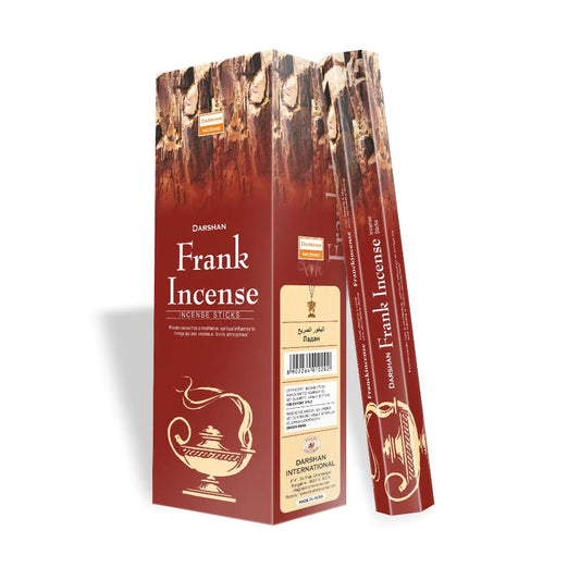 Darshan Frank Incense 20 Hex Pack