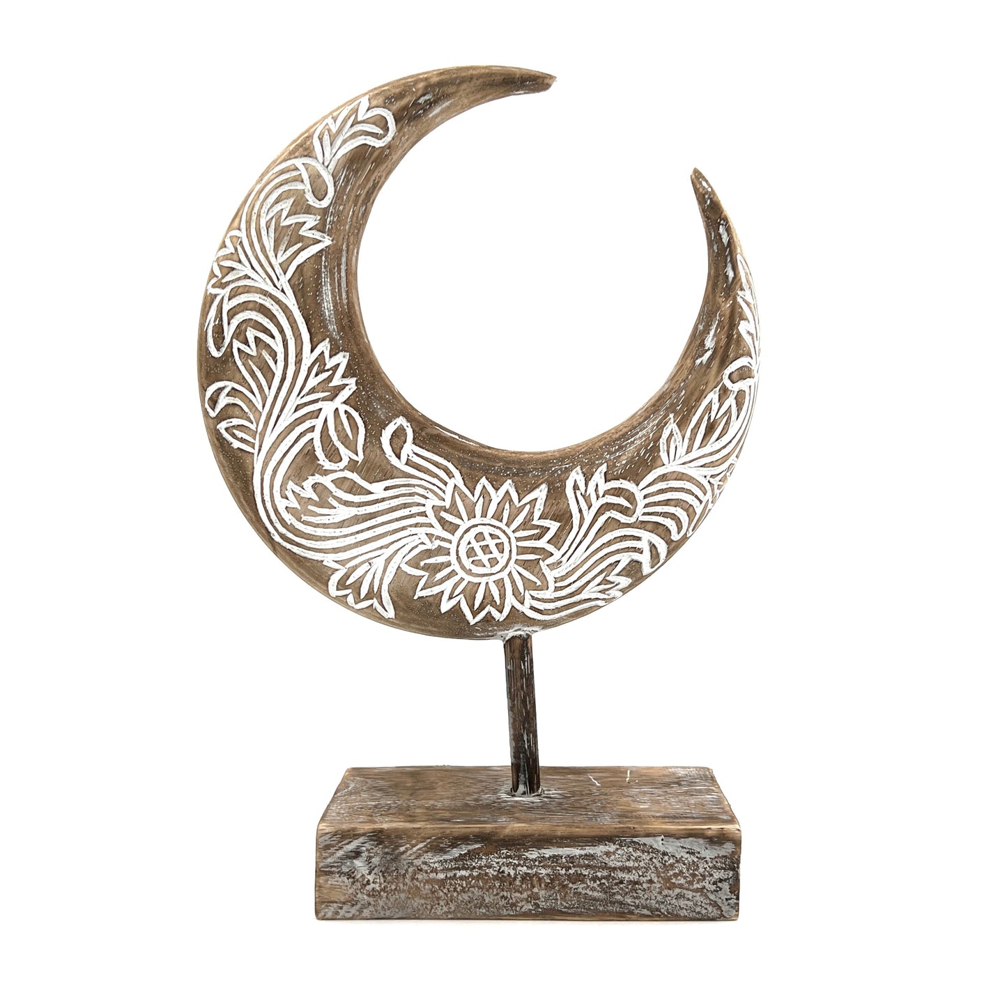 Carved Crescent Moon