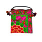 Embroidered Lotus Flower Crossbody Bag