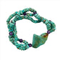 Turquoise Three strand Bracelets with Amethyst