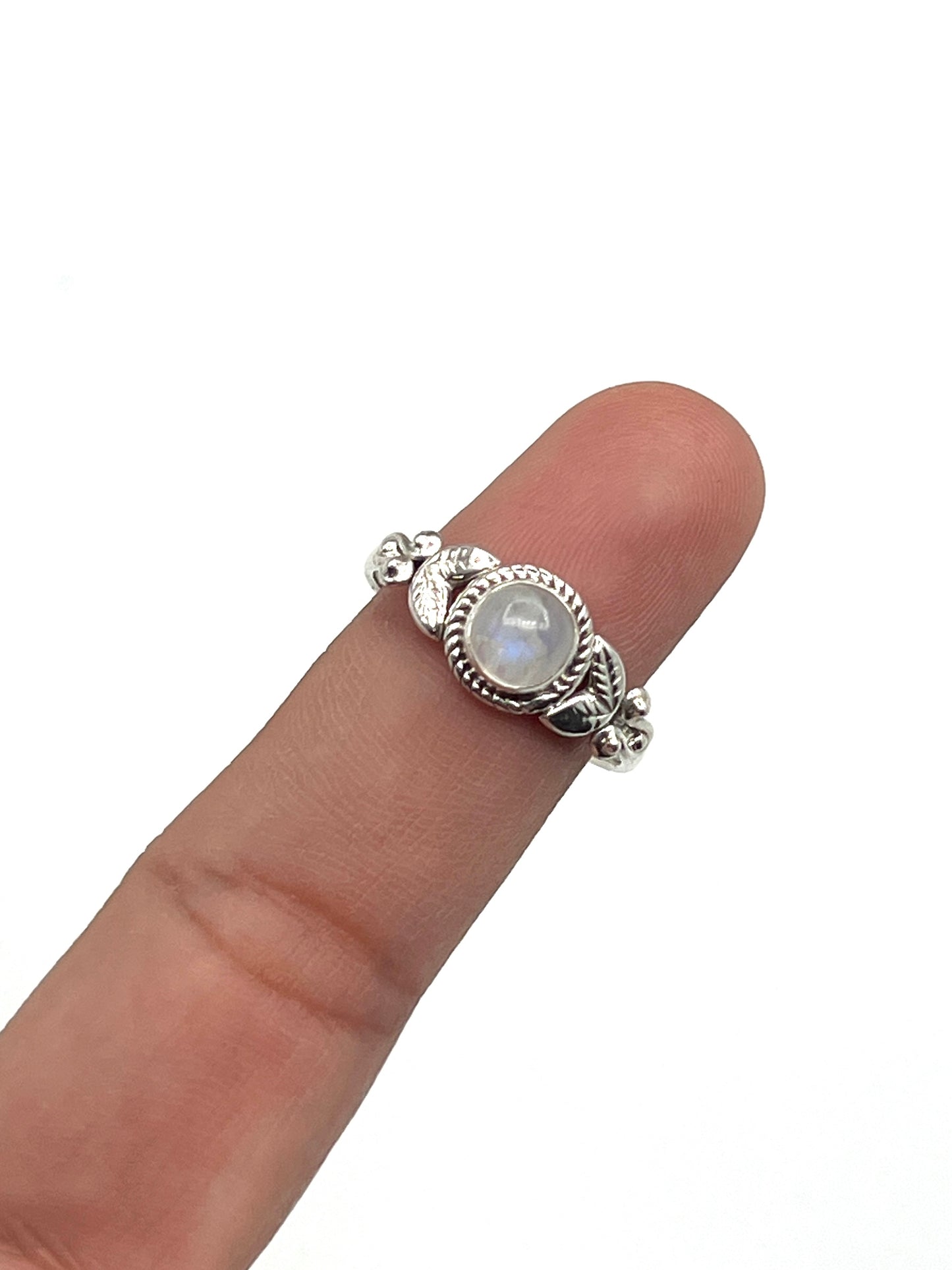 Leaf Filigree Gemstone Rings