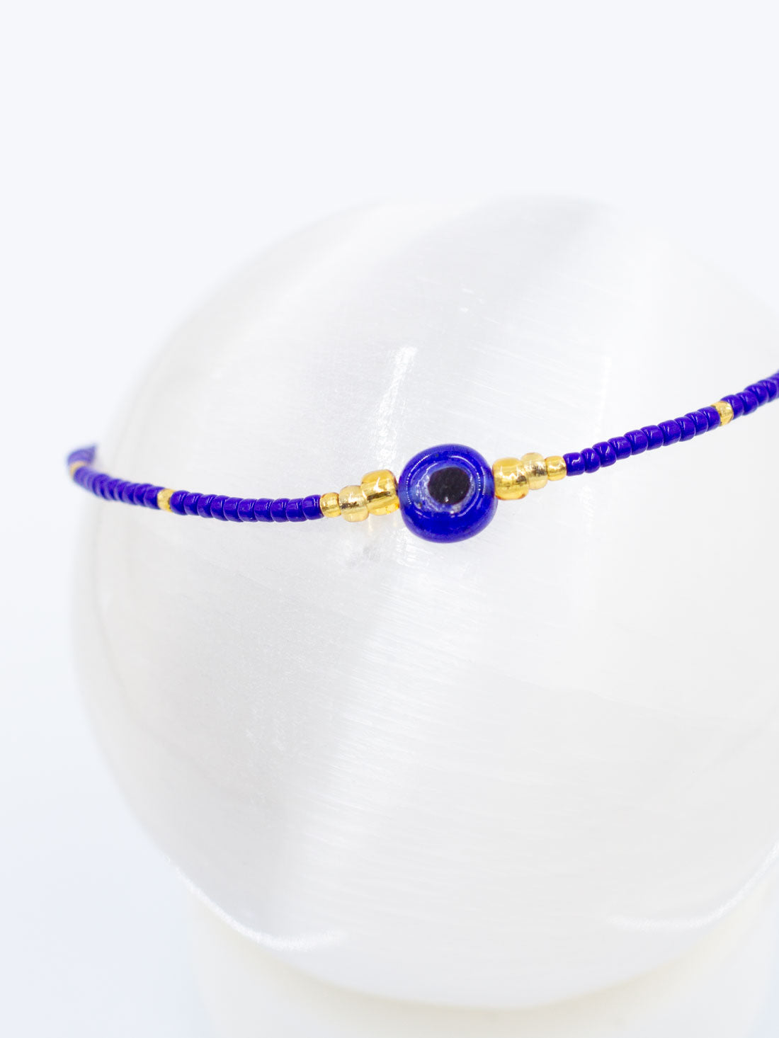 Beaded Evil Eye Anklets