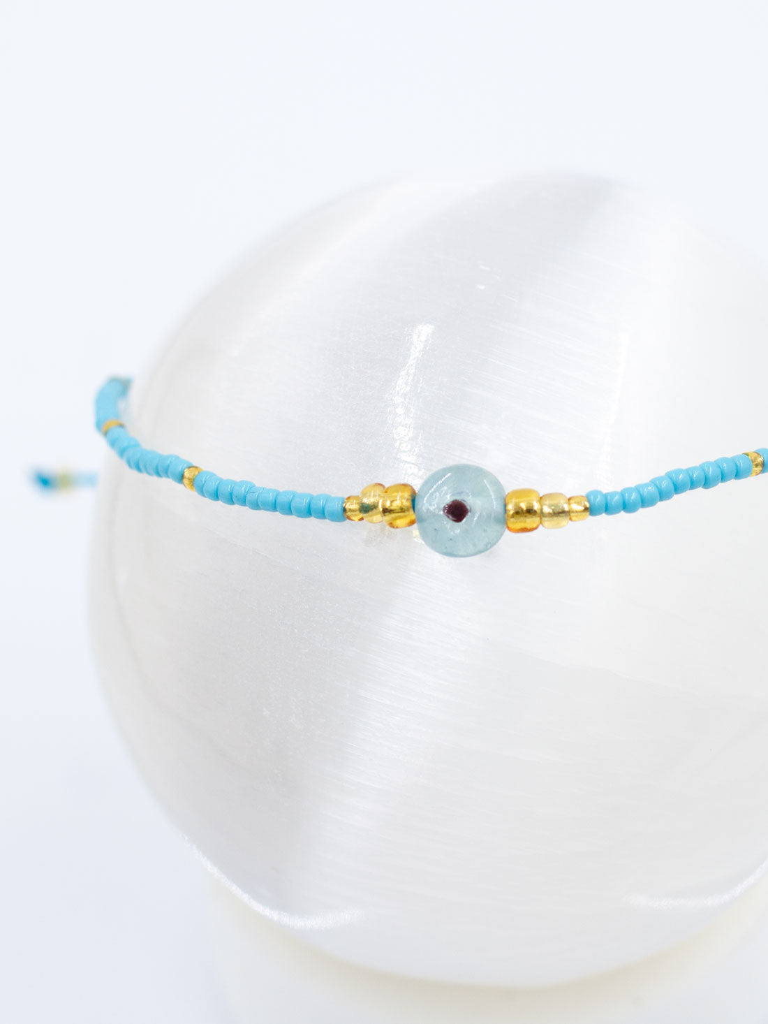 Beaded Evil Eye Anklets