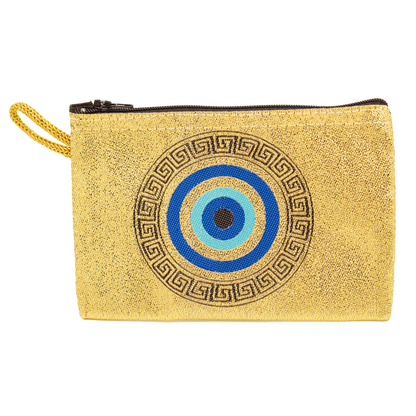 Turkish Evil Eye Gilded Coin Pouches