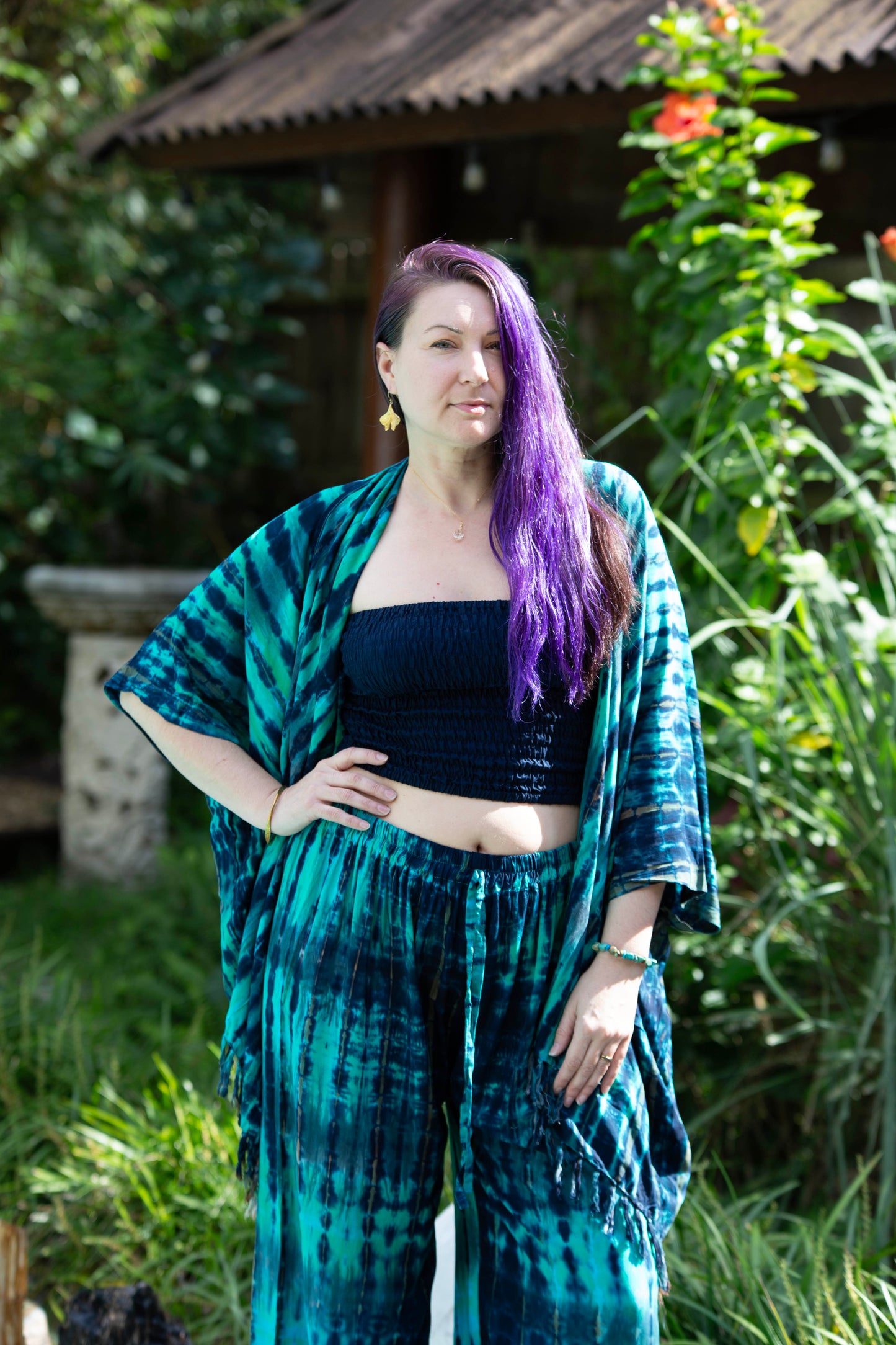 Tie Dyed Frill Jacket