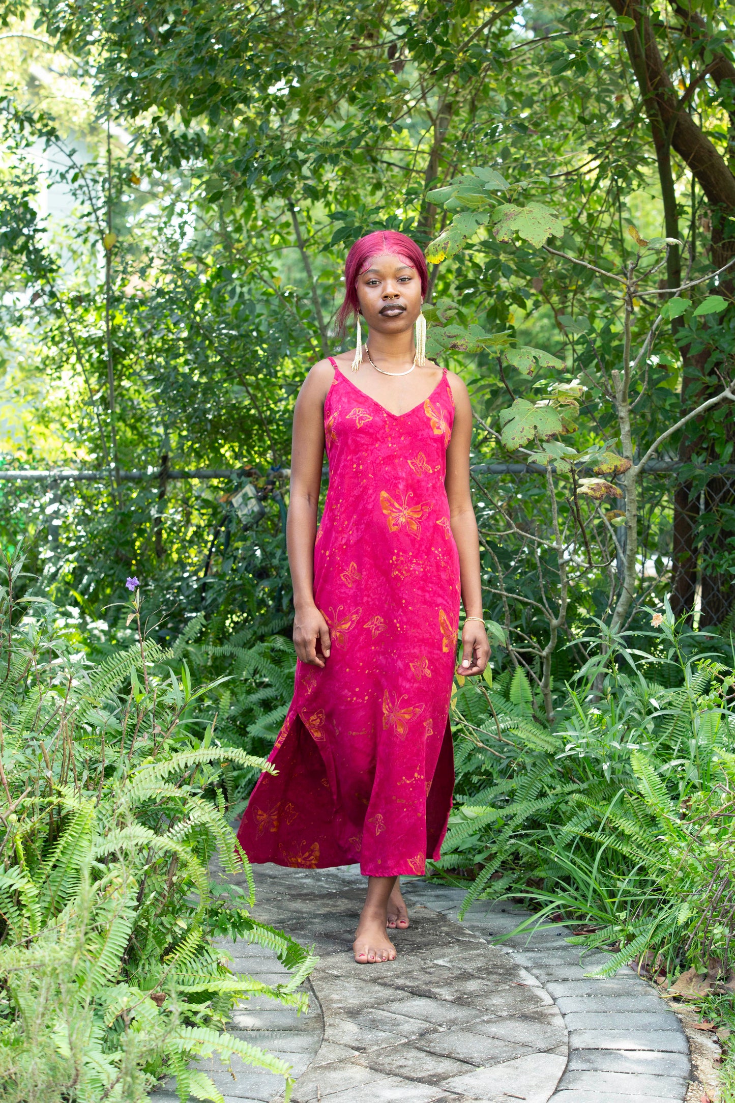 Hand Batiked Long Dress