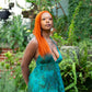 Hand Batiked Slit Dress