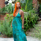 Hand Batiked Slit Dress