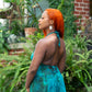 Hand Batiked Slit Dress