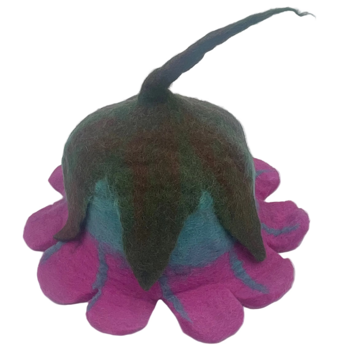 Hand Felted Flower Blossom Wool Hat