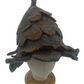 Hand Felted Pinecone Wool Hat