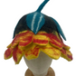 Hand Felted Flower Blossom Wool Hat