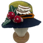 Hand Felted Shelf Mushroom and Vine Wool Hat