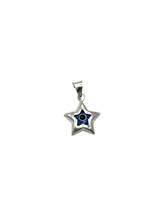 Silver Evil Eye Charm Necklaces