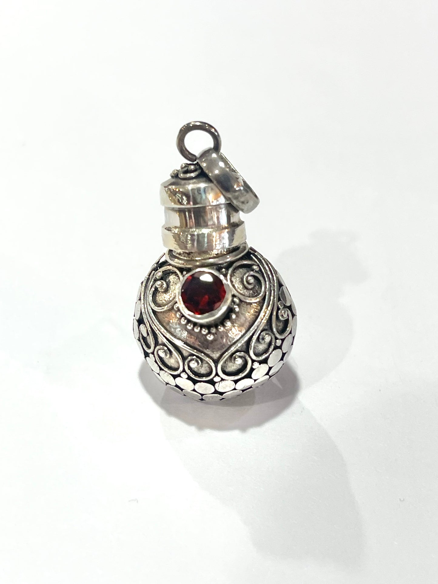 Balinese Round Vial Potion Pendant