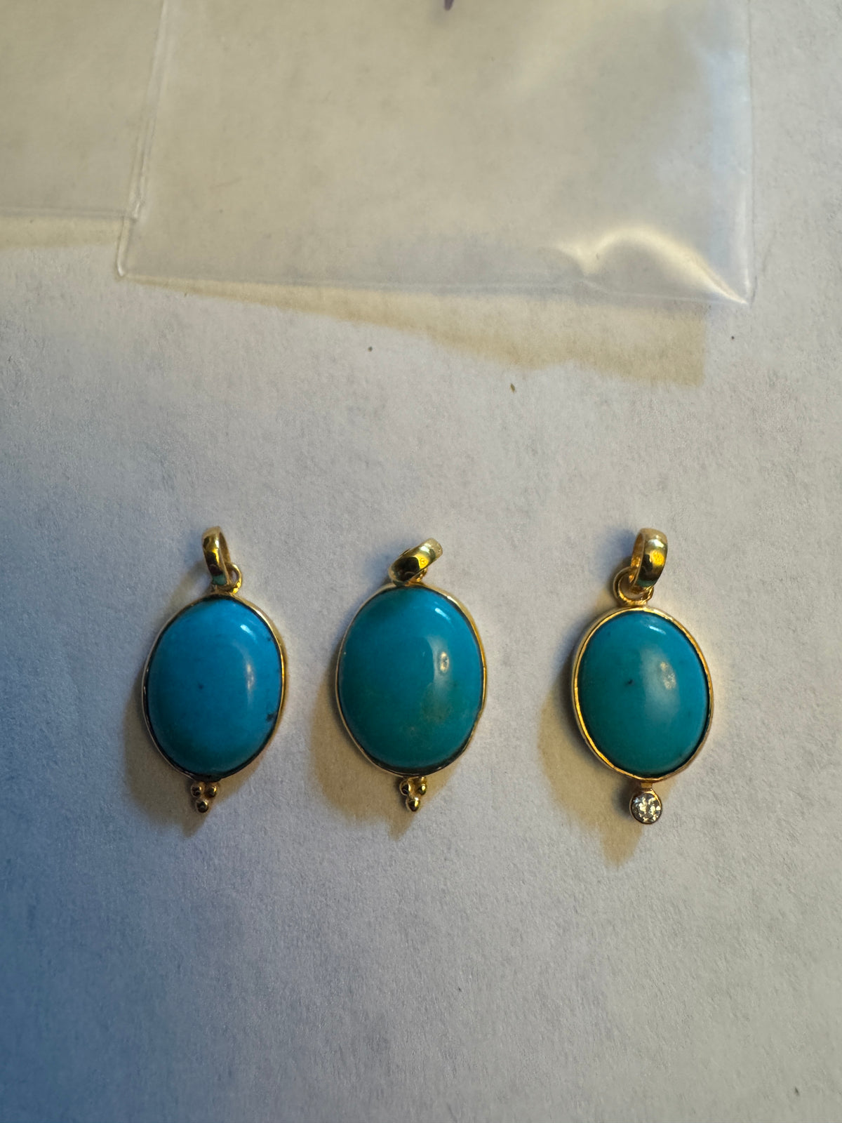 14 Karat Gold | Arizona Turquoise Pendant Collection