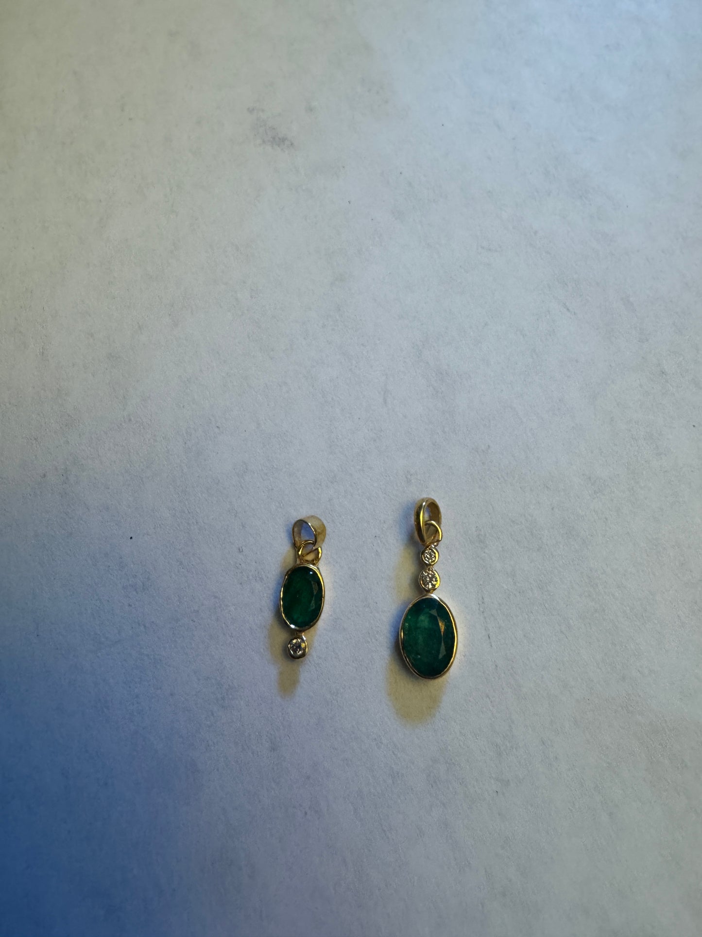 14 Karat Gold | Emerald Pendant Collection