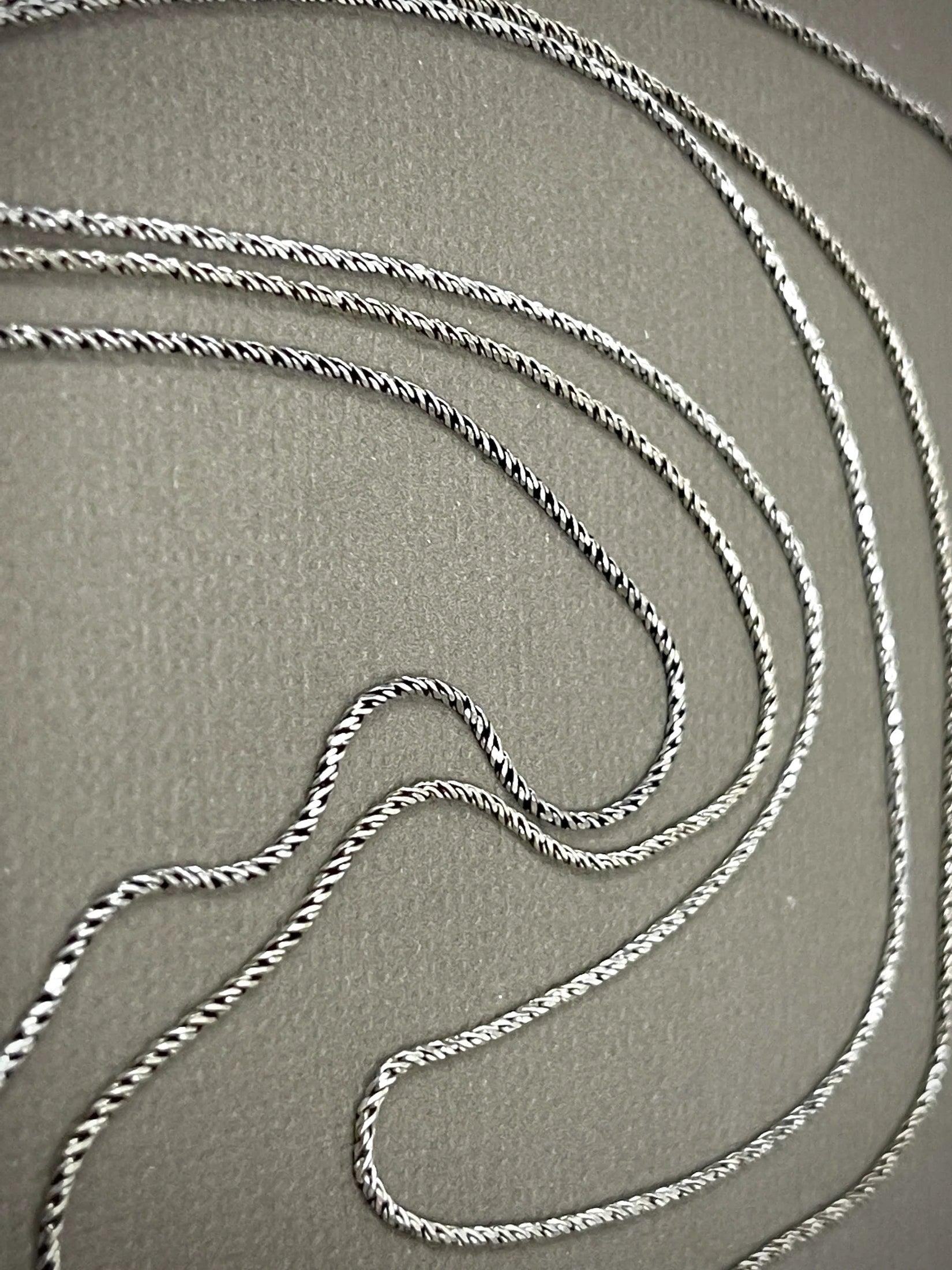 Sterling Thai Diamond Cut Rope Chains – Midnight Sun