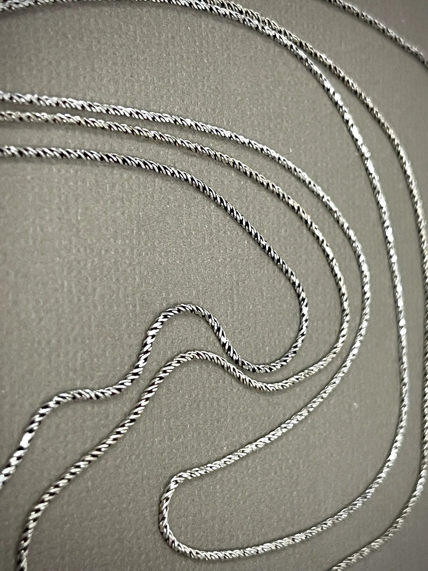 Sterling Thai Diamond Cut Rope Chains