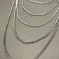 Sterling Thai Twisted Rope Chains