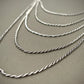Sterling Thai Twisted Rope Chains