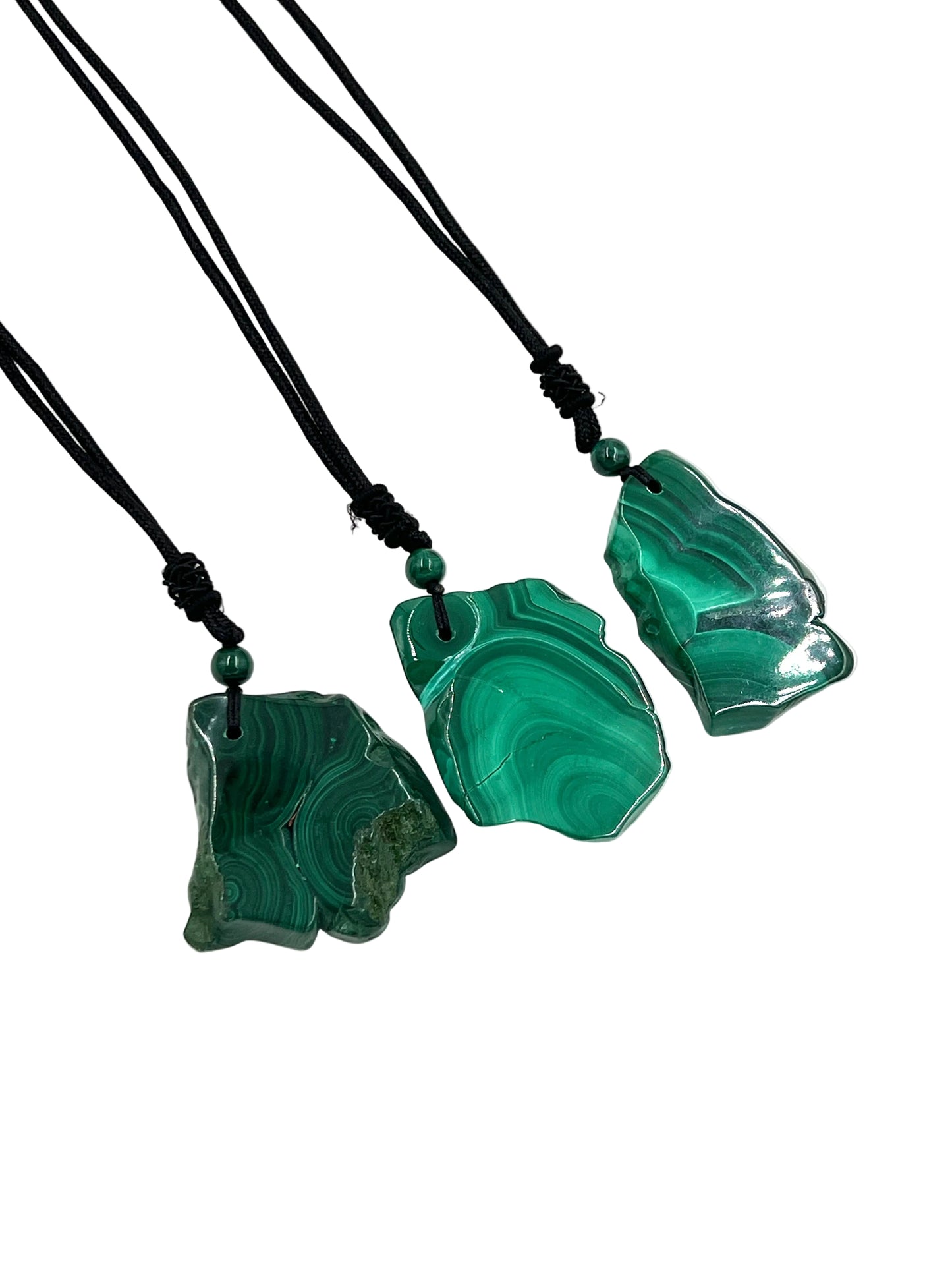 Freeform Malachite Necklace