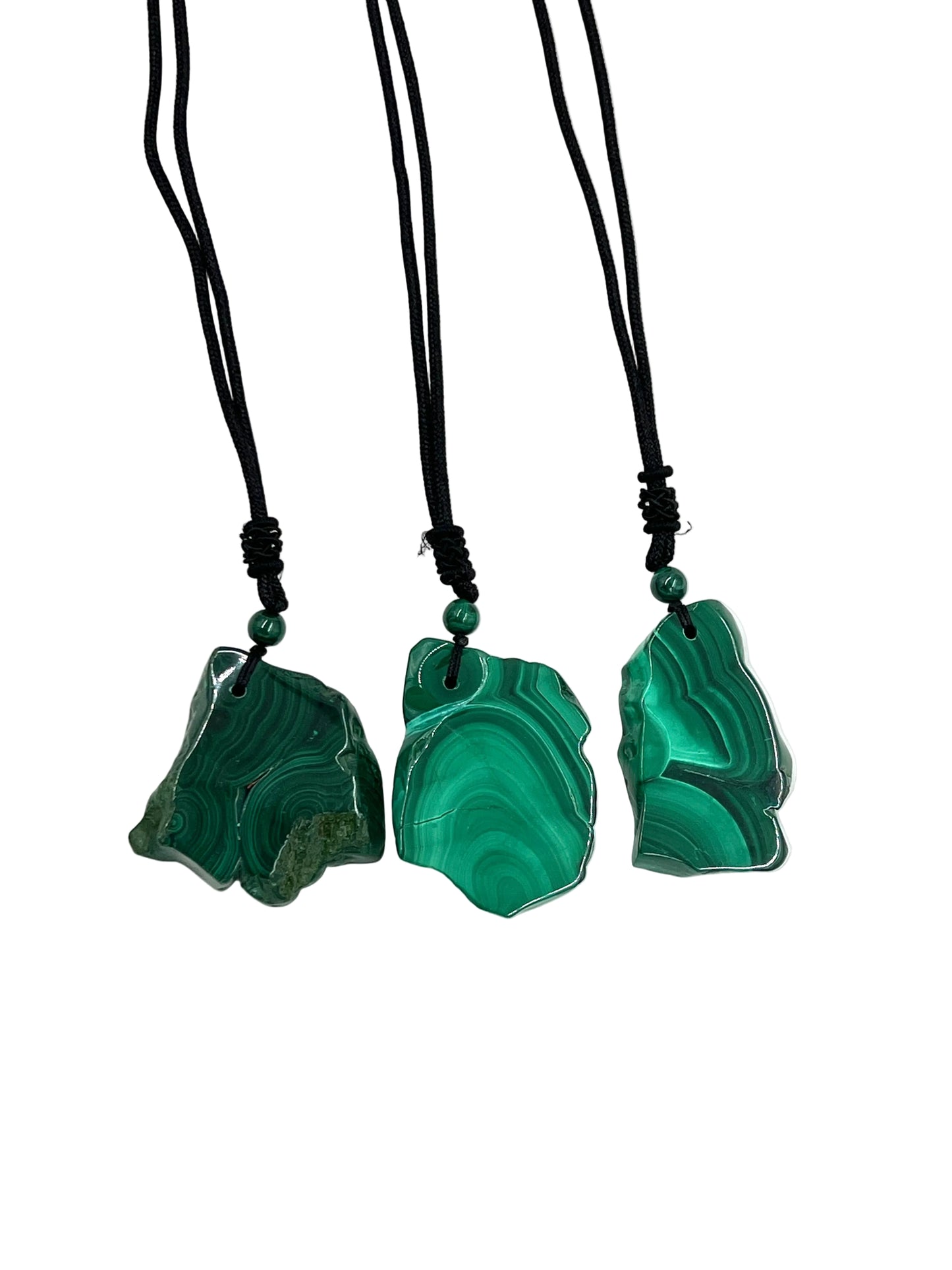 Freeform Malachite Necklace