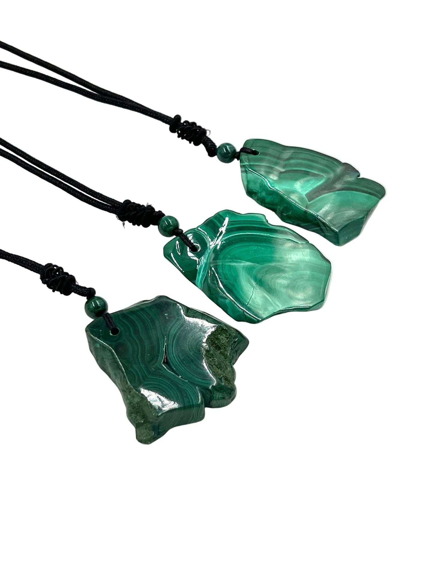 Freeform Malachite Necklace