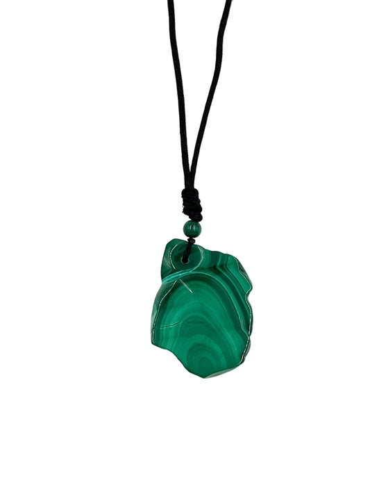 Freeform Malachite Necklace