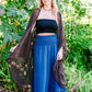 Desert Rose Woven Block Print Cover Up