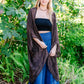 Desert Rose Woven Block Print Cover Up