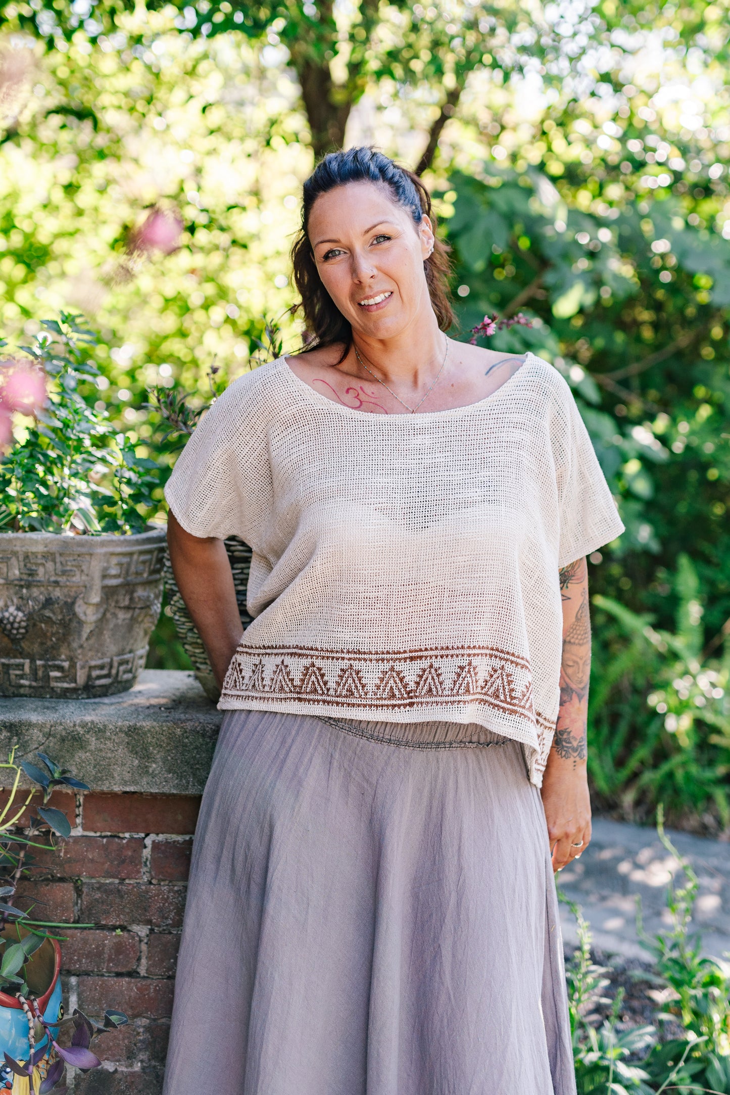 Desert Rose Mesh Shirt