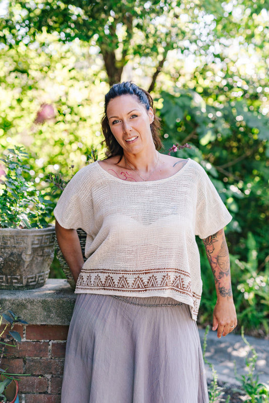 Desert Rose Mesh Shirt
