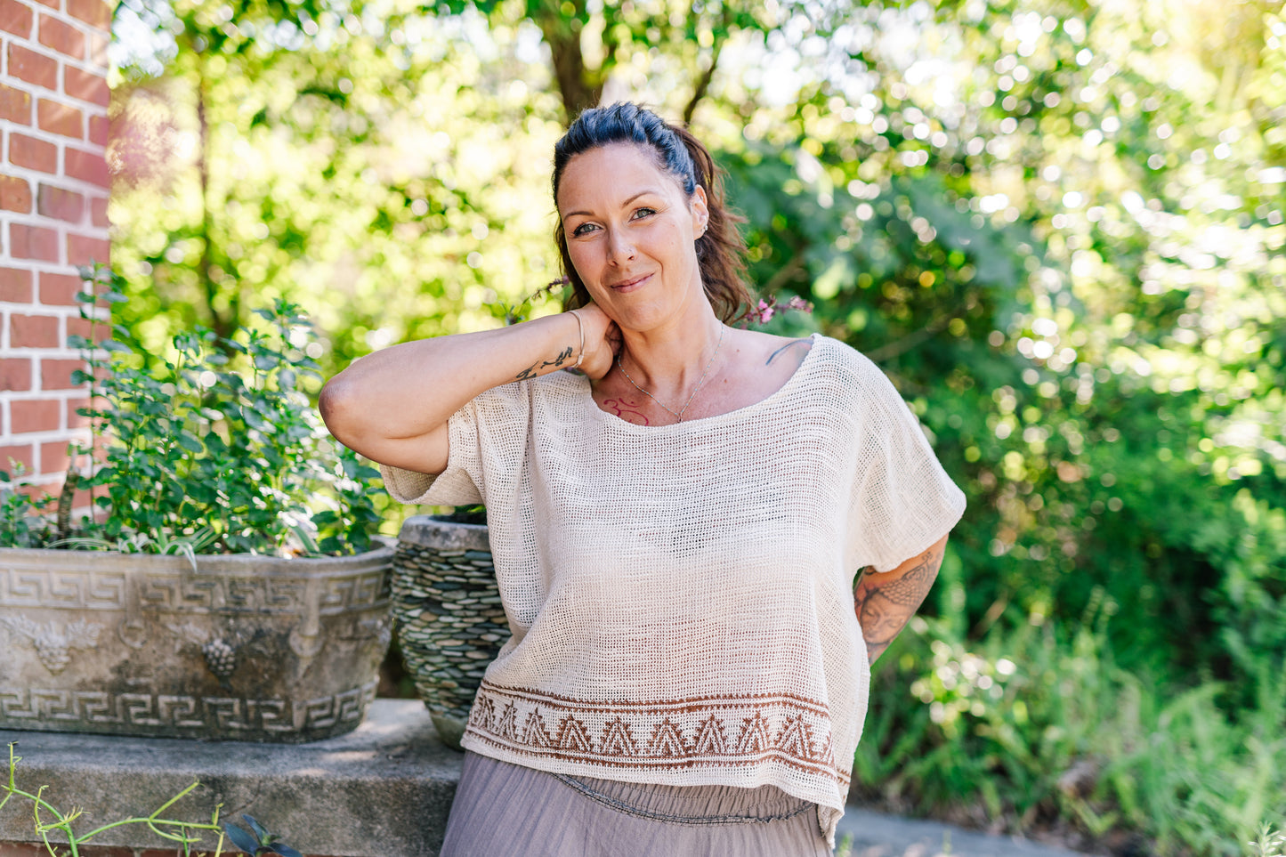 Desert Rose Mesh Shirt