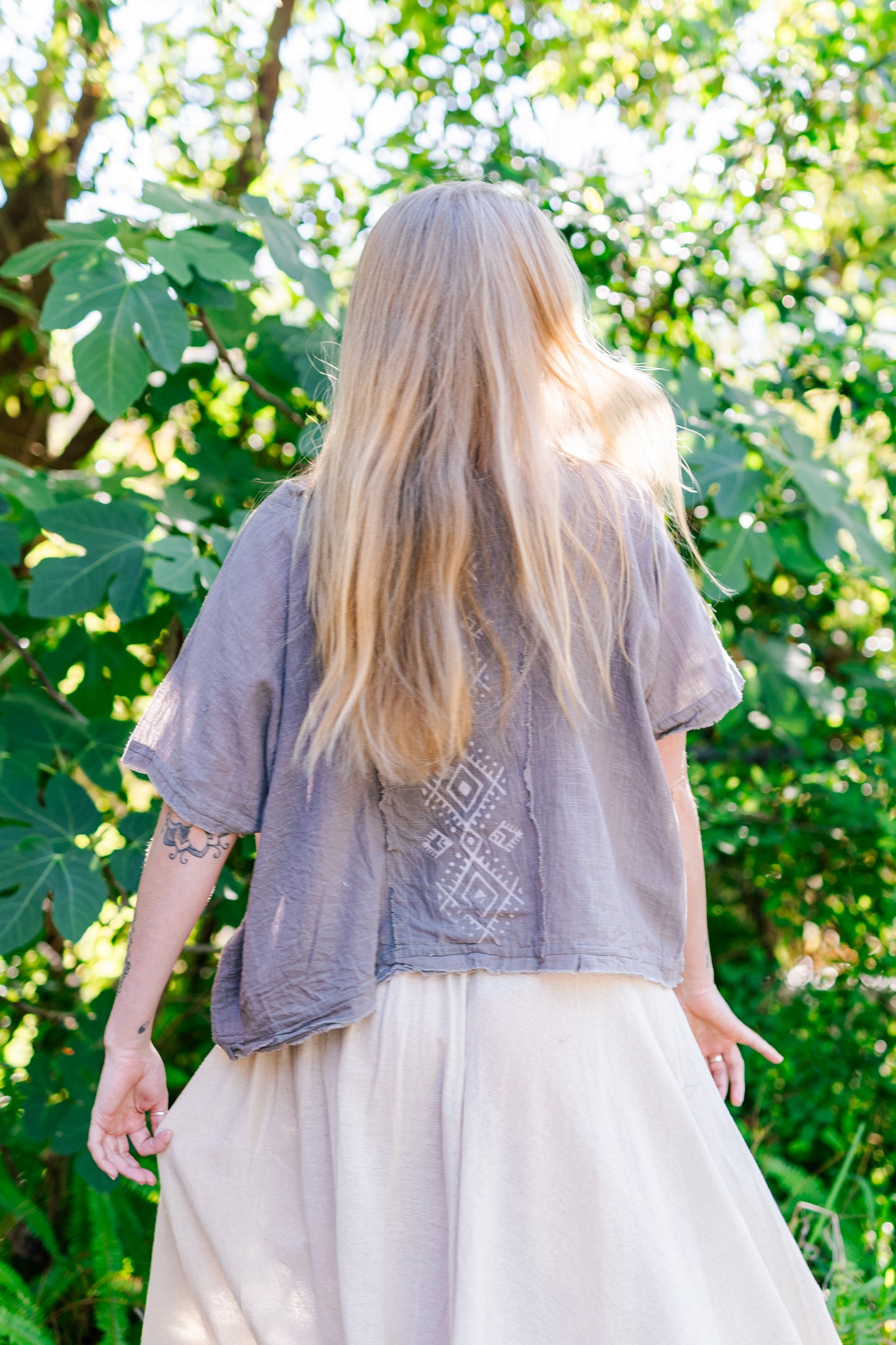 Desert Rose Block Print Shirt