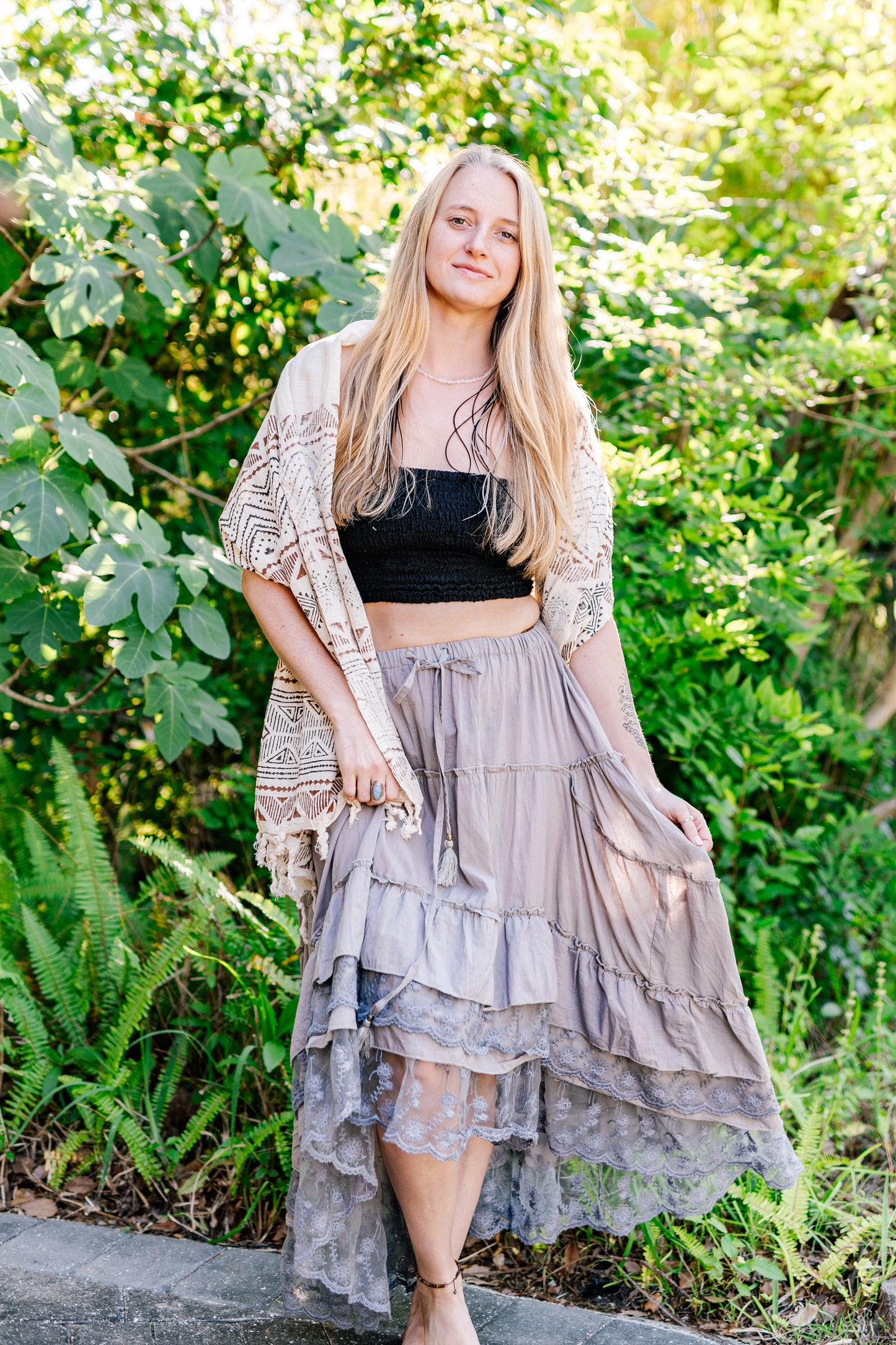 Desert Rose Lace Skirt