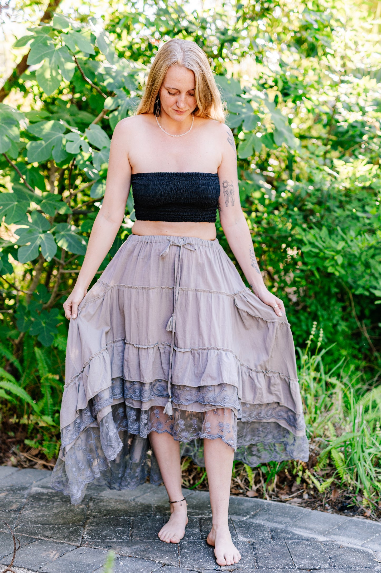 Desert Rose Lace Skirt