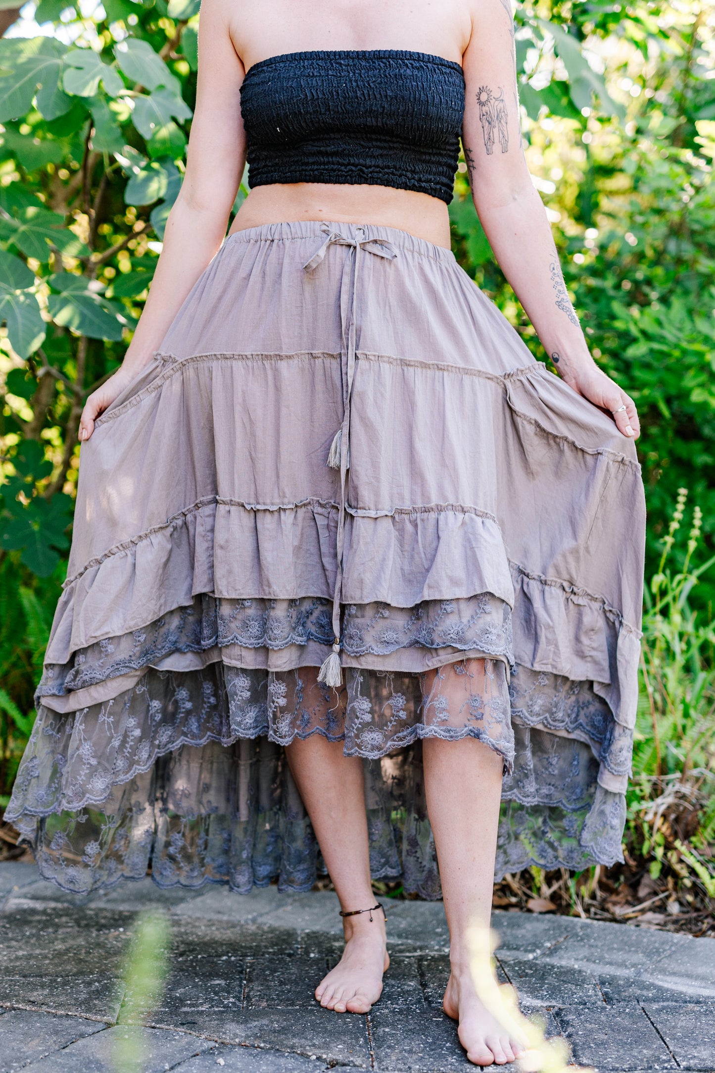 Desert Rose Lace Skirt