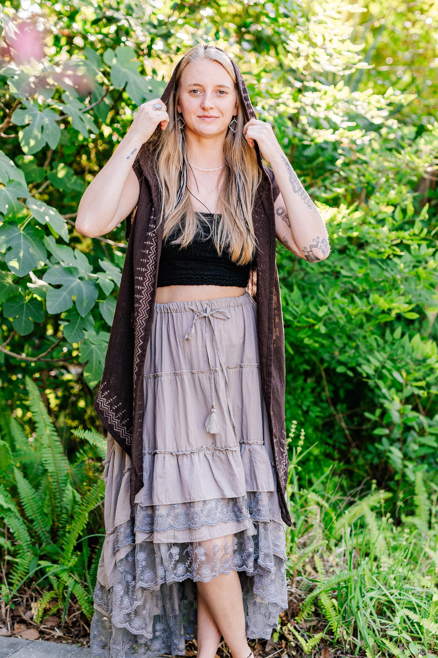 Desert Rose Vest Hoodie